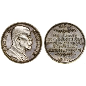 Czechosłowacja, 85. rocznica urodzin Tomasza Garrique Masaryka, 1935