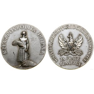Polska, medal nadawany za pracę i zasługi przez Ministerstwo Rolnictwa, 1926