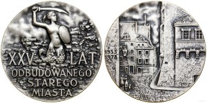 Poland, 25 years of reconstruction of the Old Town, 1978, Warsaw