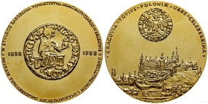 Poland, 100 years of the Cracow Numismatic Society, 1988, Warsaw.