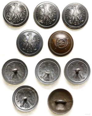 Poland, set of 5 buttons