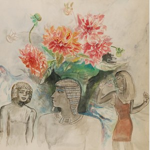 Maja BEREZOWSKA (1898-1978), Egipskie impresje, ok. 1970