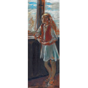 Wlastimil HOFMAN (1881-1970), Dziewczyna przy oknie - Melancholia, 1960