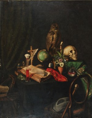 Celestyn CZYNCIEL (1858-?), Vanitas, 1888