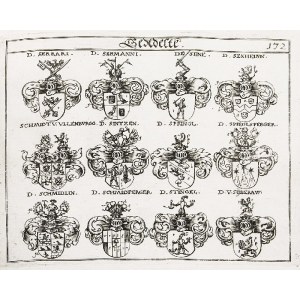 Johann Ambrosius SIEBMACHER (1661-1611), Herbarz szlachecki - Des Neuen Deutschen Wappenbuchs, t. III i IV