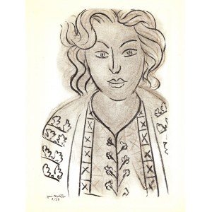 Henri Matisse ( 1869 - 1954 ), Portret - praca dwustronna