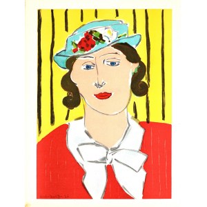 Henri Matisse ( 1869 - 1954 ), Dama w kapeluszu