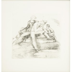 Eugeniusz Zak (1884 - 1926 ), Szczęśliwa rodzina, z La porte Lourde, Paryż, 1929 r.