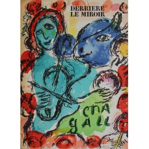 Marc Chagall ( 1887 - 1985 ), Pantomime (okładka „Derrière le Miroir” no 198, 1972, Mourlot #649)