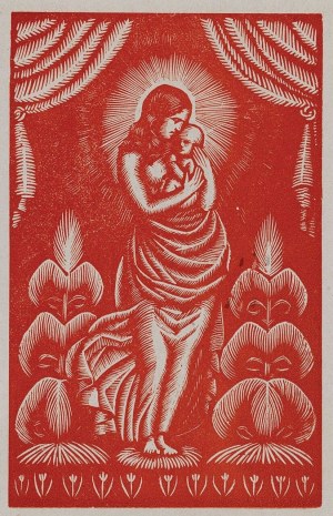 Władysław Skoczylas ( 1883 - 1934 ), Madonna
