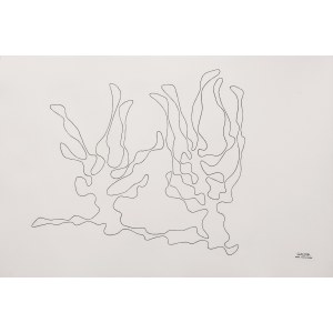 Władysław Strzemiński ( 1893 - 1952 ), wg. rysunku Władysława Strzemińskiego - z cyklu Białoruś Zachodnia - Drzewa, 1939/1985
