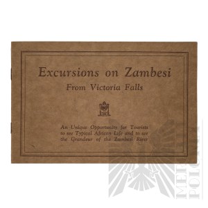 Advertising Brochure Excursions on Zambesi from Victoria Falls with R.F. Sutherland, Ltd. (Excursions on Zambesi from Victoria Falls R.F. Sutherland, Ltd.).