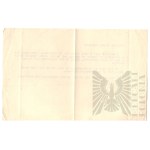 XX w. - Dokument List Polecający A. Sternberga-Powidzkiego
