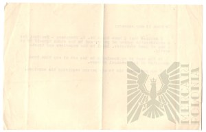 1920s. - Document Letter of Recommendation by A. Sternberg-Powidzki