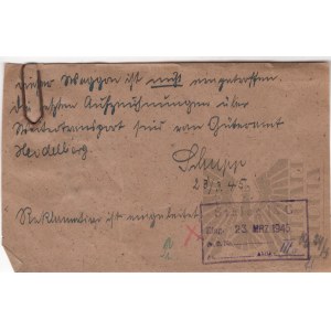 II WŚ Notatka Ze Stalagu IX C - Marzec 1945