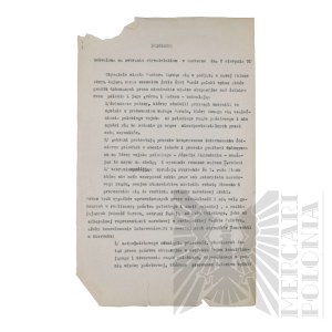 III RP - Document Resolution of Demand to the Polish Circle in Sambor