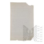 III RP - Dokument Rezolucja Żądania do Koła Polskiego w Samborze
