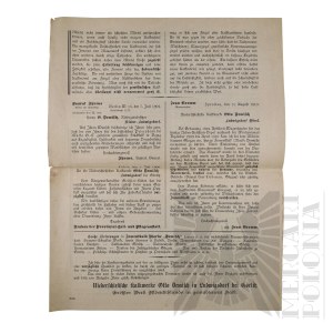 German Empire - Flyer Bulletin of the Clay Industry Processing (
