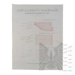 Niemcy- Ulotka Reklamowa Hans Brusch Hurtownik Materiałów Kamiennych i Budowlanych (Hans Brusch Frankfur a. Oder Stein- und Bauwaren - Grosshandlung) Frankfurt nad Odrą (Frankfurt a. Oder)