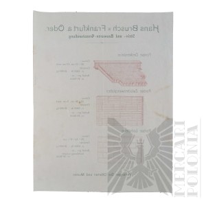 Germany- Advertising Leaflet Hans Brusch Wholesaler of Stone and Building Materials (