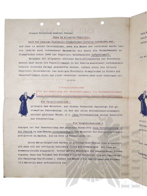 Germany - Advertising flyer for Emil Kollner Asphaltwerk and Chemical Factory (