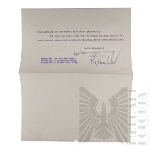 Niemcy Fragment Korespondencji Tynk Naturalny Demisch (Demisch-Naturputz) Wapiennictwo Dolnośląskie Otto Demisch (Niederschleisische Kalkwerk Otto Demisch)
