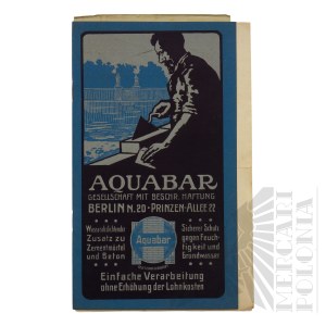 Germany - Advertising Flyer Aquabar Berlin