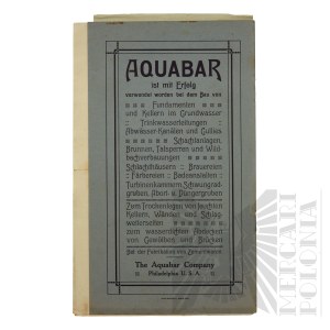 Germany - Advertising Flyer Aquabar Berlin