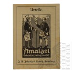 Niemcy - Broszura Reklamowa Almagol Olej Beztłuszczowy, Bezbarwny, Kwasoodporny (Almagol Oel Afettfrei Farblos Saurefest), Hamburg