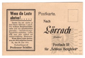 Germany - Post at Lörrach (Postkarte nach Lörrach)