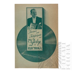 Niemcy - Electrola - Tańczyć i Być Szczęśliwym z Willem Glahe (Tanzen und Frohlichsein mit Will Glahe auf Electrola)