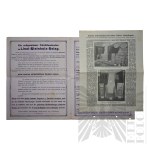 Niemcy - Broszura Reklamowa Niemieckiej Fabryki Podłóg Linolowych Wykładziny Podłogowe (Deutsche Linol-Fussboden-Fabrik Fussboden Belage)