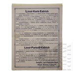 Niemcy - Broszura Reklamowa Niemieckiej Fabryki Podłóg Linolowych Wykładziny Podłogowe (Deutsche Linol-Fussboden-Fabrik Fussboden Belage)