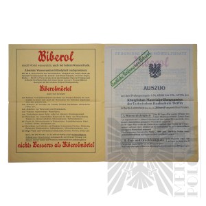 Germany - Advertising Leaflet Biberol Cornelius Esser Cologne