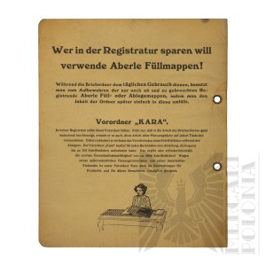 Germany- Advertising Flyer for Aberle Fuellmappen Office Folders (