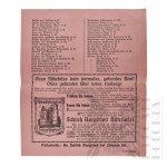 Niemcy - Ulotka Reklamowa Suplementów Diety Firmy Schloss Bergfried, Kto Powinien Sięgnąć Po Suplementy Diety (Wer Foll Nahrfalze Nehmen?)