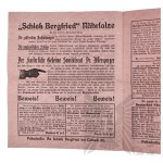 Niemcy - Ulotka Reklamowa Suplementów Diety Firmy Schloss Bergfried, Kto Powinien Sięgnąć Po Suplementy Diety (Wer Foll Nahrfalze Nehmen?)