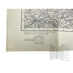III Rzesza - Mapa Kraju Warty Skala 1:300000