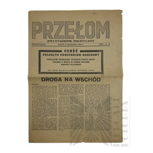 III Rzesza - Dwutygodnik Polityczny, Nr 11, Październik 1944, Kraków.