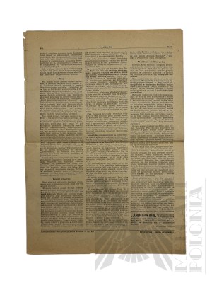 III Reich - Political Biweekly, No. 11, October 1944, Cracow.