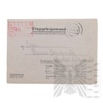Third Reich - Letter from Stalag XVII B Krems-Gneixendorf, year 1941. Ozorków (Lodz)