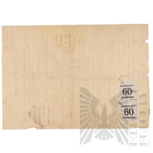 Third Reich - Marriage certificate of 1944. Niesulkow (Lodz) Zgierski