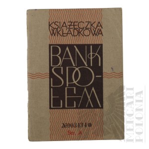 People's Republic of Poland - Contribution booklet of the Bank Spółdzielczy 