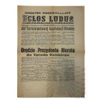 PRL - Dodatek Nadzwyczajny do Gazety Głos Ludu z 9 Maja 1945 r. z Informacją o Bezwarunkowej Kapitulacji Niemiec.