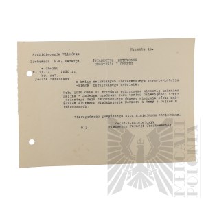 PRL - Application to the Court with Attachments for the Restoration of the Birth Certificate of Janina Downar.