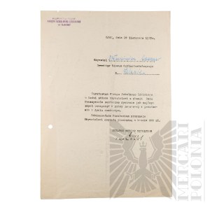 PRL - Życzenia z Okazji Dnia Nauczyciela dla Włodzimierza Downara.