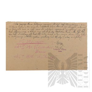 PRL - Pisma Marii Janasek do Państwowego Zakładu Emerytalnego w Sprawie Renty (gen. bryg. Jerzy Ferek-Błeszyński).