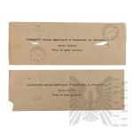 PRL - Zwrotne Poświadczenie Odbioru Georgette Błeszyński Córki gen. bryg. Jerzego Ferek-Błeszyńskiego. Rogoźno
