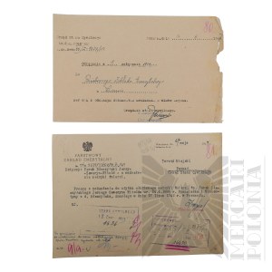 PRL - Abbreviated copy of the death certificate of Brig. Gen. Jerzy Ferek-Bleszynski.