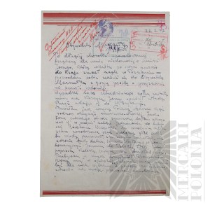 People's Republic of Poland - Application for Grant of Pension after Brig. Gen. Jerzy Ferek-Bleszynski.